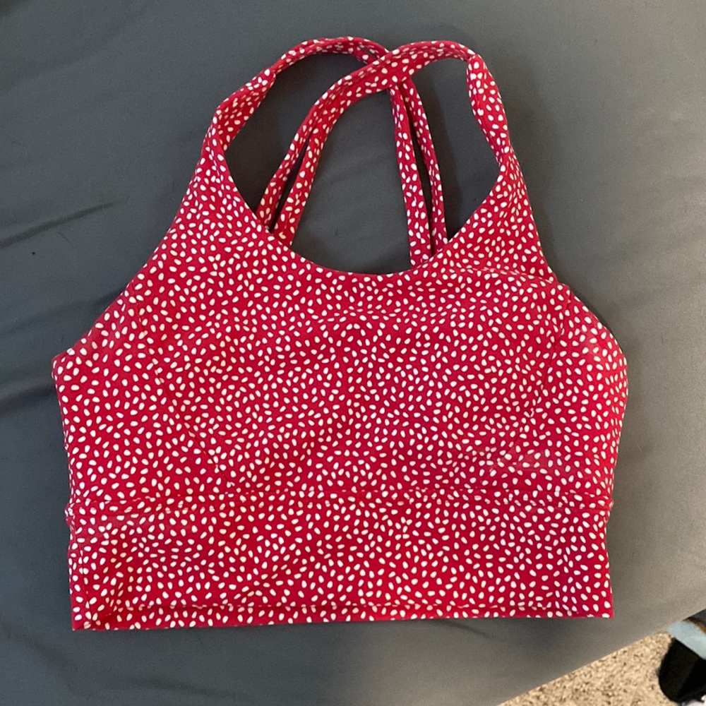 BuffBunny Rosa Bra - Red Bossy Print